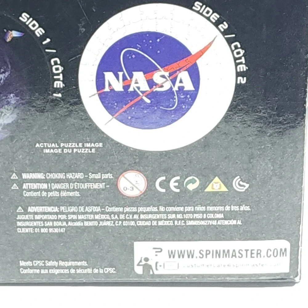 NASA EARTH 2-Sided Shaped Jigsaw Puzzle & Storage Tin 100 Piece 14